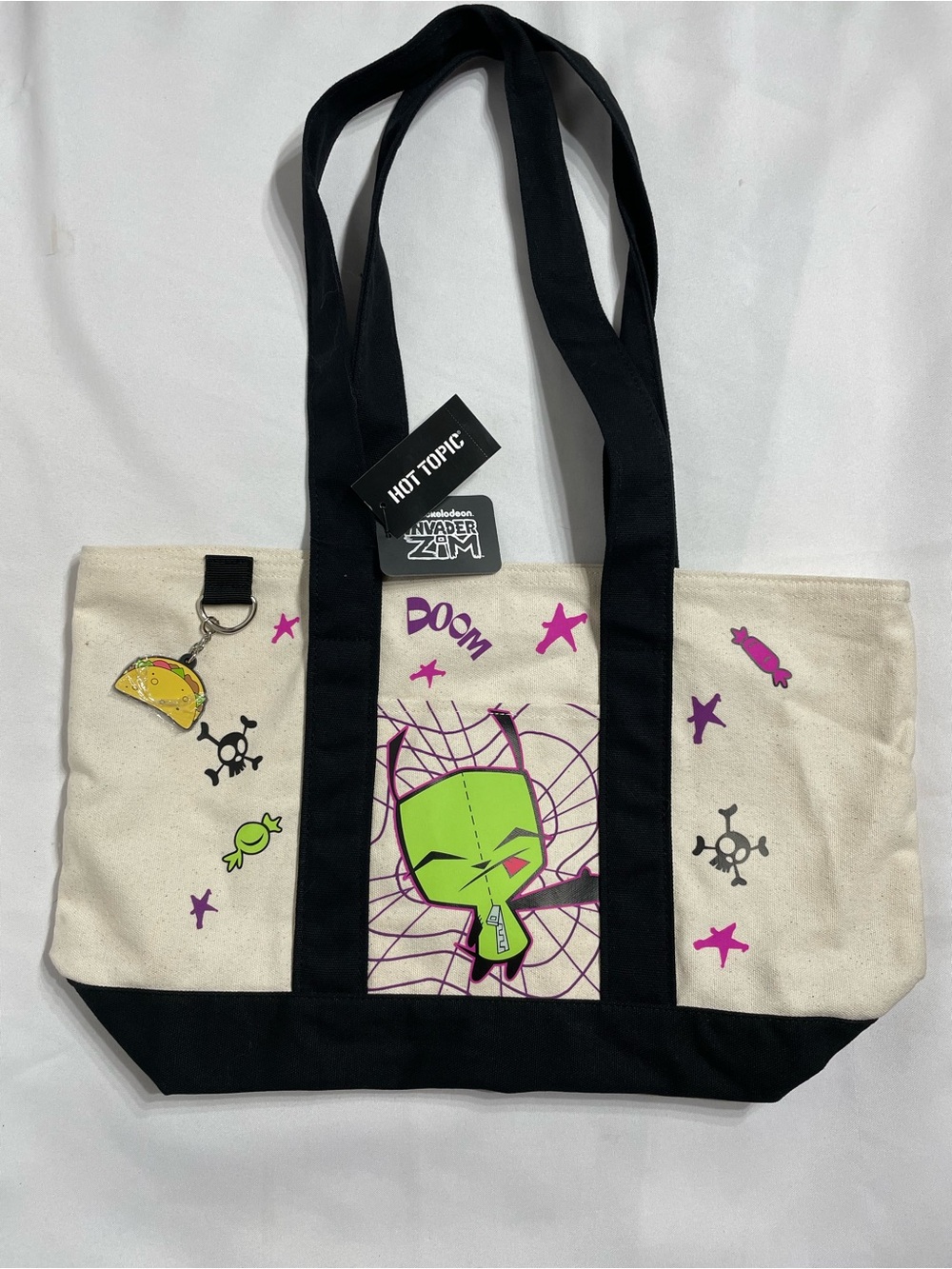 Invader Zim GIR Stars & Candy Tote Bag